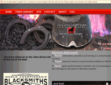 Tablet Screenshot of hoofwatch.com